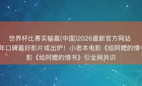 世界杯比赛买输赢(中国)2026最新官方网站 评分9.0，上半年口碑最好影片或出炉！小老本电影《给阿嬷的情书》引全网共识